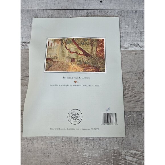 Toffee Tabby Cat by Barbara & Cheryl Cross Stitch Pattern & Embroidery Hoop Vtg - Picture 8 of 8